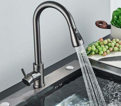 Letify Chrome Multifunction Kitchen Faucet